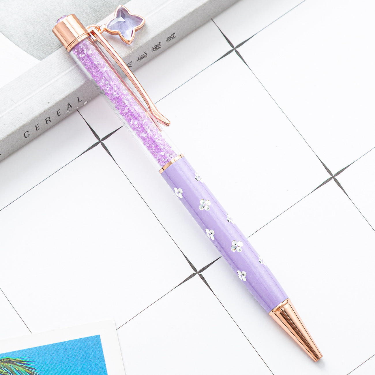 Metal al por mayor de cuatro hojas de hierba colgante de bola de bola